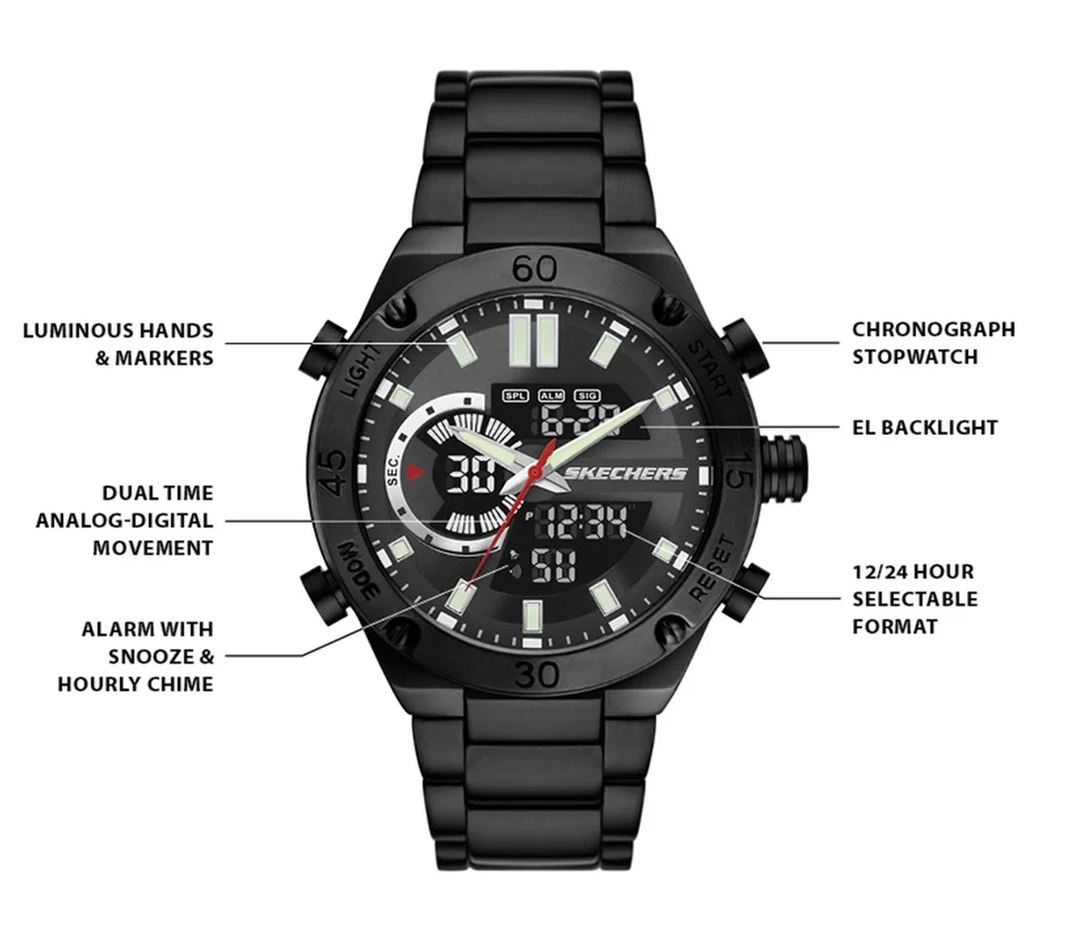 Analogové chronografové hodinky Skechers Analogové chronografové hodinky Skechers