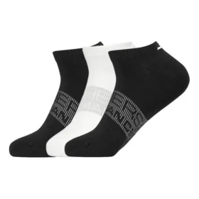 Balení 3 párů sportovních ponožek „Black White“