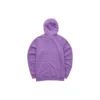 Barevná ležérní série Bunda s kapucí a zipem „Purple White“