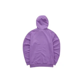 Barevná ležérní série Bunda s kapucí a zipem „Purple White“