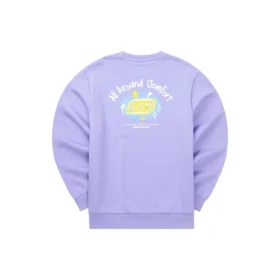 Barevný svetr s logem značky z řady Casual „Purple Yellow“