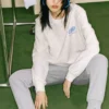 Barevný svetr s logem značky z řady Casual „White Green“