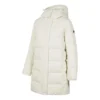 BASIC Dlouhá péřová bunda „White“