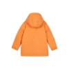 BASIC Tkaná středně dlouhá péřová bunda s potiskem písmen „Orange White“