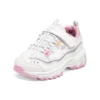 Běžecká obuv D‘ Lites Strap s Memory Foam „White Pink“