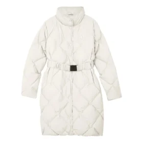 Bobs série péřová bunda s dlouhým rukávem „White“