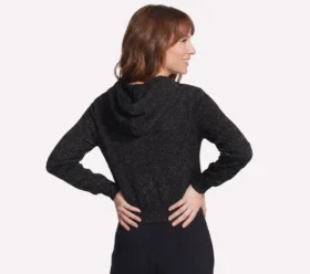 Bunda s kapucí a celopropínacím zipem Shine