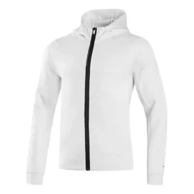 Bunda s kapucí a celopropínacím zipem „White Black“