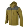 Bunda s kapucí a zipem ze série Nightingale „Olive Green Grey“