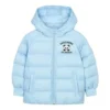 Bunda s potiskem loga „Blue Black White“