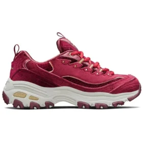D‘ Lites Velvet Low-Top Daddy Obuv Red