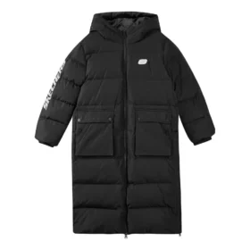 Dlouhá péřová bunda „Black“