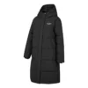 Dlouhá péřová bunda s potiskem loga BASIC „Black“
