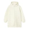 Dlouhá péřová bunda „White“