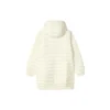 Dlouhá péřová bunda „White“