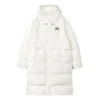 Dlouhá péřová bunda z řady Lifestyle „White“