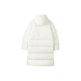 Dlouhá péřová bunda z řady Lifestyle „White“