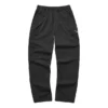 Elastické sportovní kalhoty s vysokým pasem a potiskem písmen „Black Olive Green“
