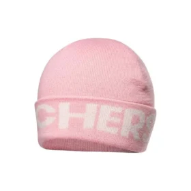 Čepice s potiskem loga „Pink White“