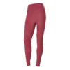Fitness legíny s potiskem písmen „Burgundy“