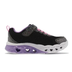 Flutter Heart Lights „Black Purple Pink“
