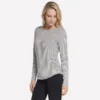 GO DRI Swift Stripe LS Crew GO DRI Swift Stripe LS Crew