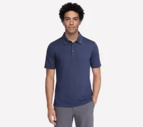 GO GOLF GO DRI All Day Stripe Polo