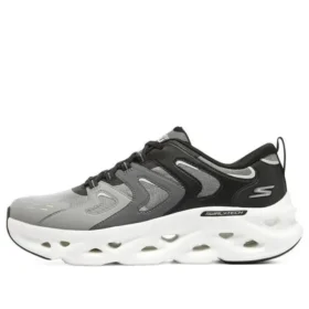 Go Run Swirl Tech Glide-Step Hyper Burst „Black Grey White“