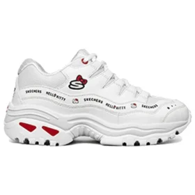 Hello Kitty x Skechers nízké bílé