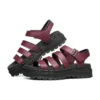 Jammers Poppin“ sandály s pásky „Burgundy“