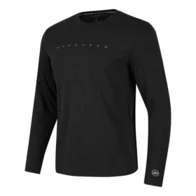 Jednobarevné ležérní sportovní tričko s dlouhým rukávem „Black“ Jednobarevné ležérní sportovní tričko s dlouhým rukávem „Black“