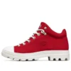 Jeremy Ville x Skechers Roadies vysoké plátěné boty červené/bílé