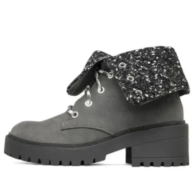 Kozačky Teen Spirit Knit Buzz „Black Charcoal“