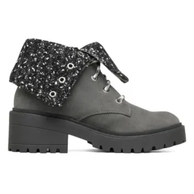 Kozačky Teen Spirit Knit Buzz „Black Charcoal“