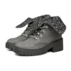 Kozačky Teen Spirit Knit Buzz „Black Charcoal“