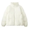 Krátká péřová bunda z řady Lifestyle „White“