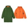 Ležérní bunda s kapucí 2 v 1 „Green Orange“