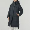 Ležérní dlouhá péřová bunda „Black“