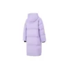 Ležérní dlouhá péřová bunda „Purple“