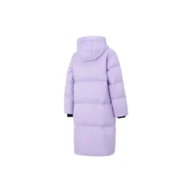 Ležérní dlouhá péřová bunda „Purple“