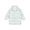 Ležérní dlouhá péřová bunda „White“