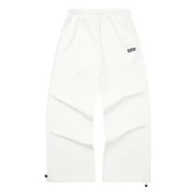 Ležérní kalhoty s rovným střihem a logem „White“