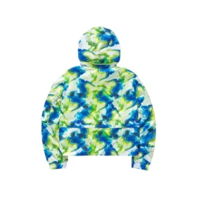 Ležérní kamuflážová bunda s kapucí „Green Blue“