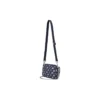 Ležérní látková taška přes rameno s nastavitelným popruhem „Navy White“
