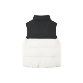 Ležérní módní péřová vesta „Black White“
