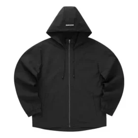 Ležérní mikina s kapucí „Black White Olive Green“