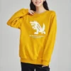 Ležérní mikina s potiskem „Yellow White“