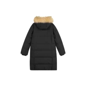 Ležérní série Dlouhá péřová bunda „Black“