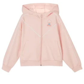 Ležérní série Pletená bunda s potiskem písmen „Pink“