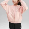 Ležérní série Pletená bunda s potiskem písmen „Pink“